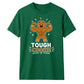 Muscular Gingerbread Tough Cookie Christmas Unisex T-Shirt