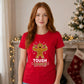 Muscular Gingerbread Tough Cookie Christmas Unisex T-Shirt