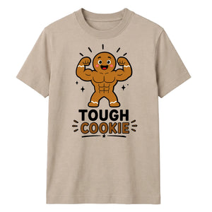 Muscular Gingerbread Tough Cookie Christmas Unisex T-Shirt