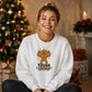Muscular Tough Cookie Graphic Christmas Unisex Sweatshirt