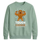 Muscular Tough Cookie Graphic Christmas Unisex Sweatshirt