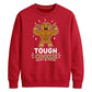 Muscular Tough Cookie Graphic Christmas Unisex Sweatshirt