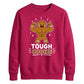 Muscular Tough Cookie Graphic Christmas Unisex Sweatshirt