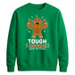Muscular Tough Cookie Graphic Christmas Unisex Sweatshirt