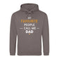 My Favourite Call Me Dad Bold Printed Father Day Hoodie