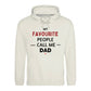My Favourite Call Me Dad Bold Printed Father Day Hoodie