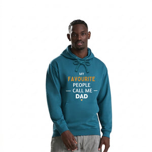 My Favourite Call Me Dad Bold Printed Father Day Hoodie
