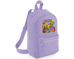 Back To School Kids Fashion Backpack, Cycle & Books Printed Bag, Trendy School Bag With Fun Graphics Boys & Girls M8484