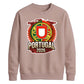 Nation Shield Portugal football tournament unisex sweatshirt