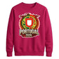 Nation Shield Portugal football tournament unisex sweatshirt