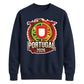 Nation Shield Portugal football tournament unisex sweatshirt