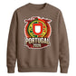 Nation Shield Portugal football tournament unisex sweatshirt