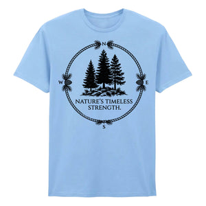 Nature's Timeless Strength Forest Graphic Unisex T-Shirt