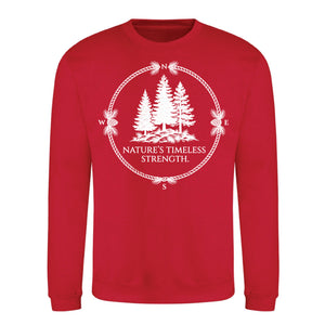 Nature's Timeless Strength Forest Unisex Sweatshirt