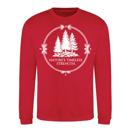 Nature's Timeless Strength Forest Unisex Sweatshirt