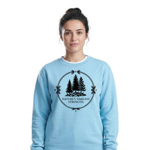 Nature's Timeless Strength Forest Unisex Sweatshirt