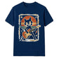 Retro Rock Cat Guitarist Unisex T-Shirt