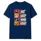Eat Sleep Anime Repeat Unisex T Shirt
