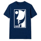Abstract Line Art Face Silhouette Graphic Unisex T-Shirt