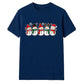 Charming line-up of five snowman Christmas Unisex T-Shirt