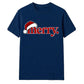 Classic retro santa hat typography Christmas Unisex T-Shirt