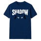 Cute Peeking Cat Shadow Typography Graphic Unisex T-Shirt