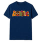 Fall GOBBLE turkey block text Thanksgiving Unisex T-Shirt