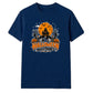 Haunted house scary night graphic Halloween Unisex t-shirt