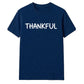 Minimalist THANKFUL block text Thanksgiving Unisex T-Shirt