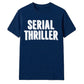 Retro 3D Block Text Serial Thriller Graphic Unisex T-Shirt