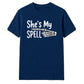 Skeleton hand spell quote graphic Halloween Unisex t-shirt