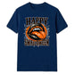 Spooky vampire fangs lips graphic Halloween Unisex t-shirt