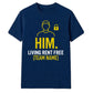 Personalise Rent Free Football Tournament Unisex T-Shirt