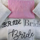 Bride Tribe Embroidered Sweater, Personalised Wife Jumper, Maid of Honour Team Bride Wedding Hen Party Couple Matching Gift idea Sweatshirt