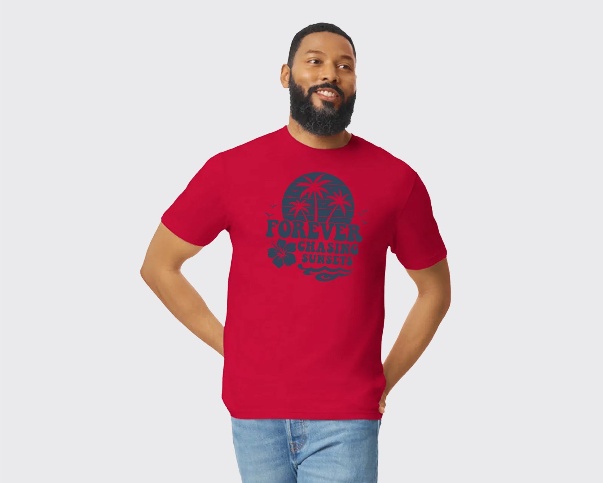 Hawai Summer T-Shirt, Lightweight, Breathable Tee for Men & Women, Island Design For Beach Days & Vacations M8436