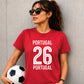 No 26 Portugal football tournament unisex t-shirt
