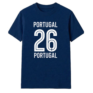 No 26 Portugal football tournament unisex t-shirt