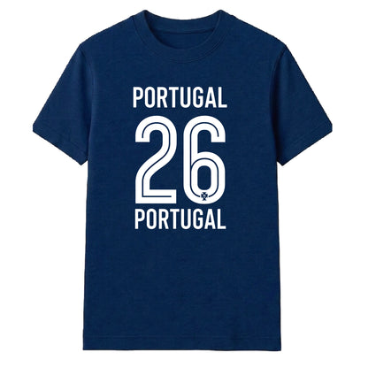 No 26 Portugal football tournament unisex t-shirt