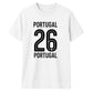 No 26 Portugal football tournament unisex t-shirt