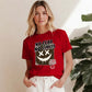 No Fear No Limits Edgy Smile Graphic Ladies T-Shirt