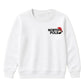 North Pole Santa Chest Graphic Christmas Kids Sweatshirt