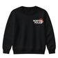 North Pole Santa Chest Graphic Christmas Kids Sweatshirt