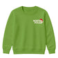 North Pole Santa Chest Graphic Christmas Kids Sweatshirt