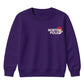 North Pole Santa Chest Graphic Christmas Kids Sweatshirt