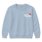 North Pole Santa Chest Graphic Christmas Kids Sweatshirt