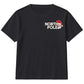 North Pole Santa Claus Chest Print Christmas Kids T-Shirt