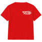 North Pole Santa Claus Chest Print Christmas Kids T-Shirt
