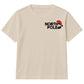 North Pole Santa Claus Chest Print Christmas Kids T-Shirt