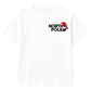 North Pole Santa Claus Chest Print Christmas Kids T-Shirt