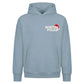 North Pole Santa Hat Graphic Christmas Oversized Hoodie